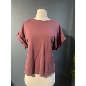 EXPRESS Women Dusty Rose Tie Waist‎ Dolman Sleeve Top Size Small